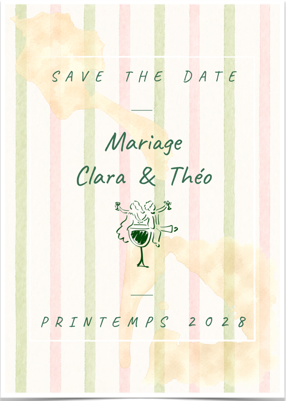 Save the Date — Clara & Théo